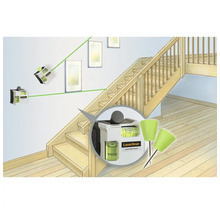 Laserliner LaserCube Green pour aligner des images sur un escalier