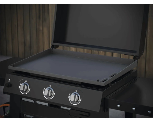 Grill mit drei Brennern und Bratplatte