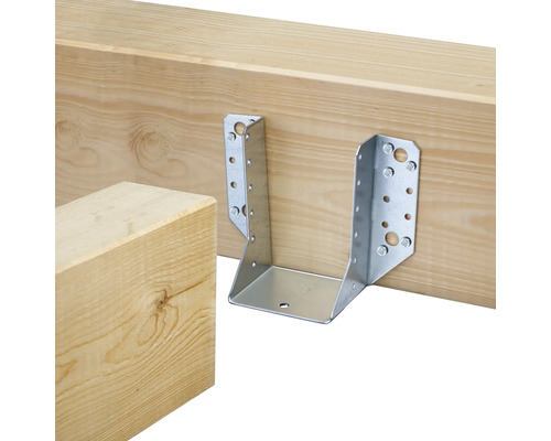 Balkenschuh aus Metall zur Holzverbindung