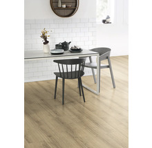 Stratifié Nature Sense Sherman chêne marron clair plancher maison de campagne 1292 x 193 x 10 mm
