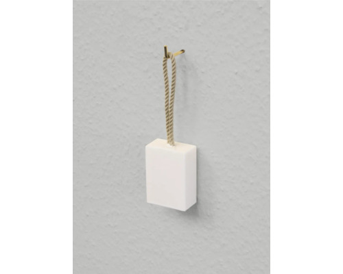 Désodorisant blanc avec cordon de suspension