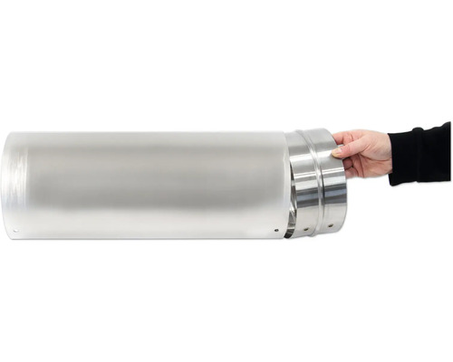 Thermoplongeur avec boîtier en acier inoxydable dans la main