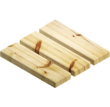 Trois lattes en bois