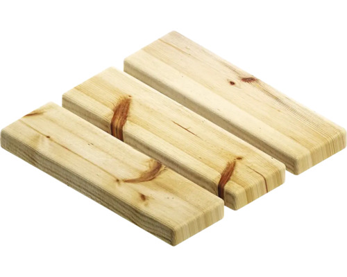 Trois lattes en bois