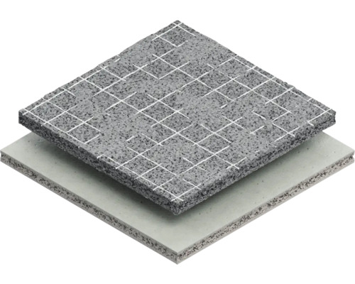 Vue détaillée d''une plaque d''isolation phonique avec structure quadrillée