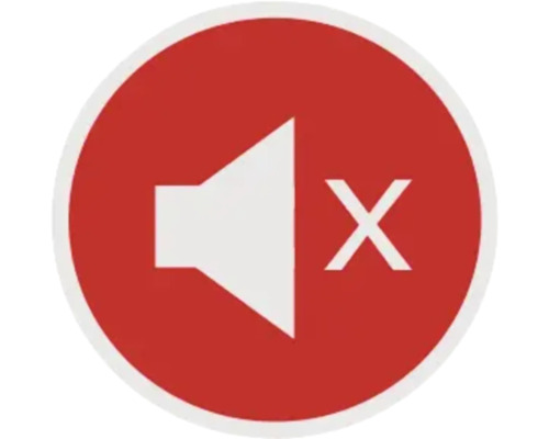 Symbol für Stummschaltung