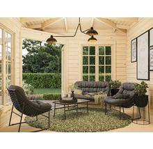 Pavillon Palmako Melanie Low 7 m² 300 x 300 cm apprêt par immersion