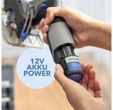 Dremel 12V Akku im Einsatz mit Elektrowerkzeug