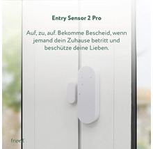 Capteur d''entrée Frient Entry Sensor 2 Pro installé sur une porte