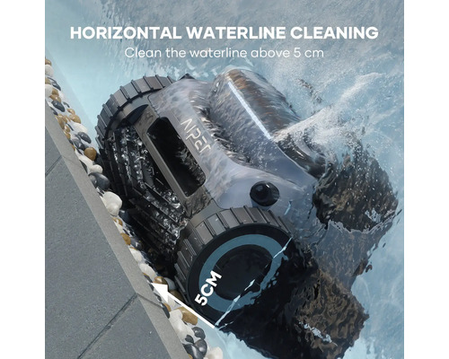 Robot de nettoyage de piscine Aiper pour le nettoyage horizontal de la ligne d''eau