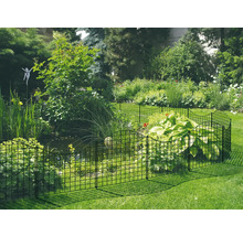 Clôture de jardin décorative en métal pour la protection des plantes et des bassins
