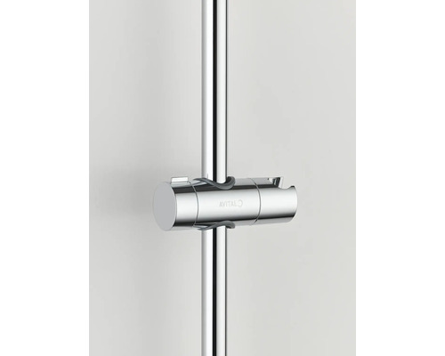 Barre de douche Avitalo avec support de douchette réglable
