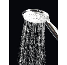 Handbrause mit fließendem Wasser