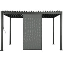 Pergola avec store enrouleur pour protection solaire