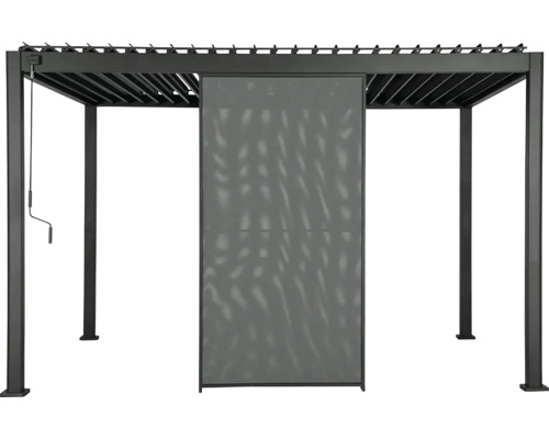 Pergola avec store enrouleur pour protection solaire