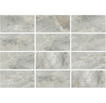 Rechteckige Wandfliesen mit Marmoroptik