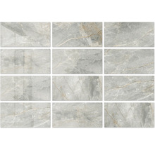 Rechteckige Fliesen mit Marmorstruktur