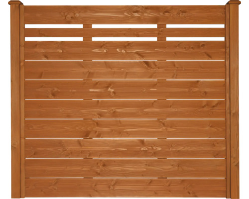 Clôture en bois avec planches horizontales pour le jardin