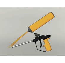 Pistolet à mousse avec bombe de mousse de montage