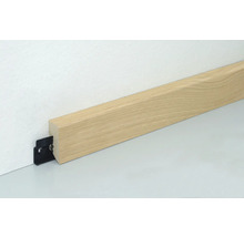 Sockelleiste aus Holz mit Befestigungsclip