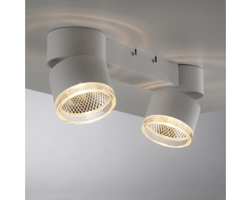 Zwei weiße LED Deckenstrahler
