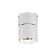 Weiße Deckenleuchte mit zylindrischem Design