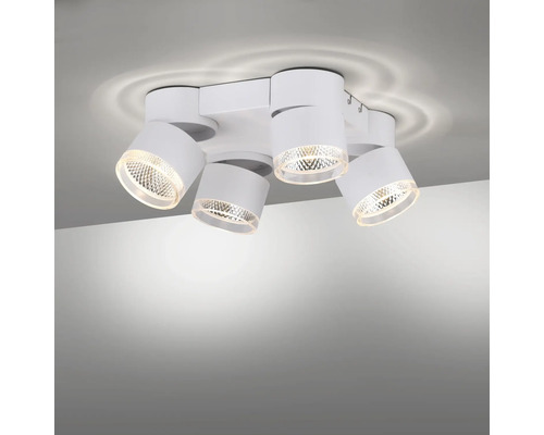 Deckenleuchte mit vier Strahlern