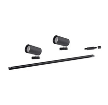 Stromschienen-Set mit zwei Strahlern und Zubehör