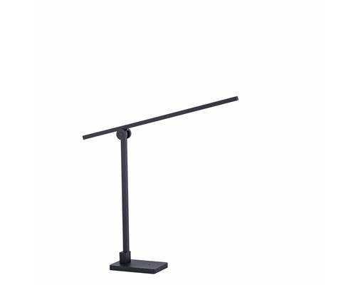 Schwarze Schreibtischlampe mit LED-Beleuchtung