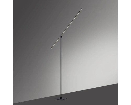 Schlanke Stehlampe mit zwei Lichtelementen