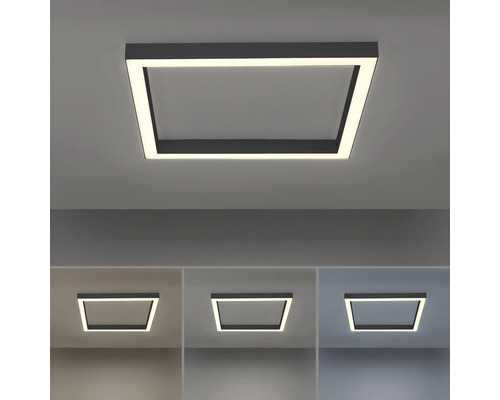 Quadratische Deckenleuchte mit LED-Beleuchtung