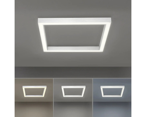Quadratische LED Deckenleuchte mit verschiedenen Lichtfarben