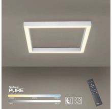 Quadratische Deckenleuchte mit Fernbedienung