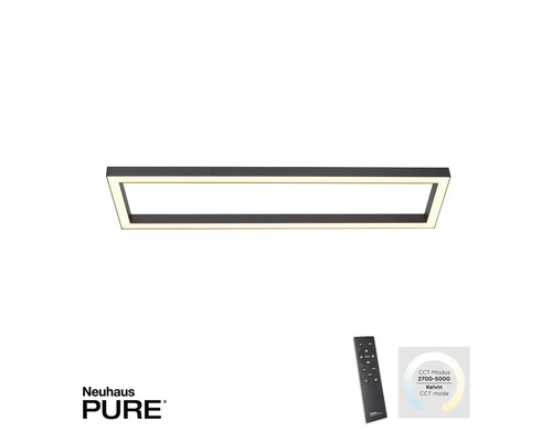 Rechteckige Deckenleuchte mit Fernbedienung von Neuhaus Pure