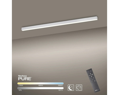 Plafonnier avec télécommande pour régler la luminosité et la température de couleur