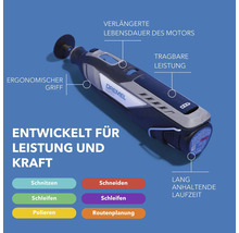 Outil multifonction Dremel 8250 avec poignée ergonomique et accessoires pour sculpter, couper, poncer, polir et fraiser