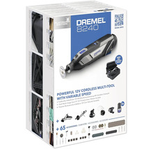 Dremel 8240 Akku Multifunktionswerkzeug Platinum Edition mit 12 Volt und variable Geschwindigkeit im Set mit 65 Zubehörteilen