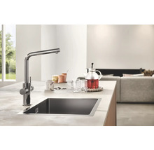 Edelstahlspüle GROHE K700U 55x45 cm graphite 31574AL1