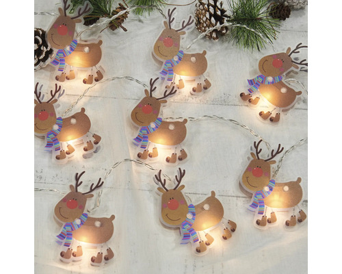 Guirlande lumineuse renne pour décoration de Noël