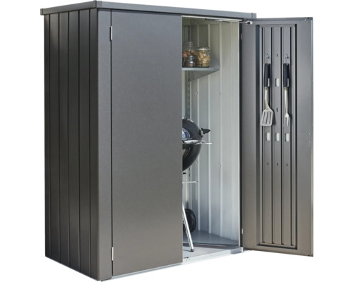 Armoire de jardin avec barbecue, étagère et ustensiles pour barbecue