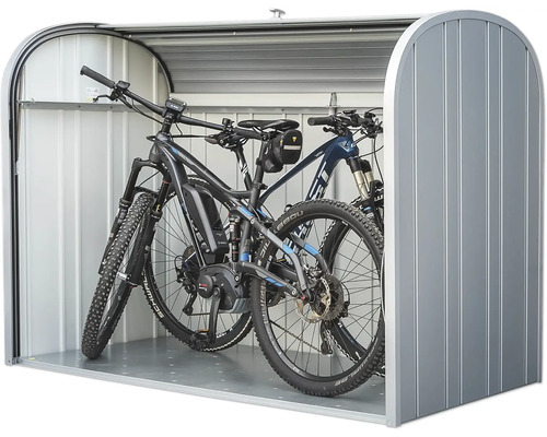 Box à vélos avec deux vélos