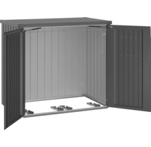Coffre de rangement ouvert pour le jardin