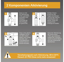 Instructions pour l''activation de la bombe à 2 composants