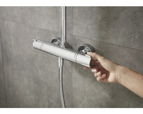 Robinet thermostatique apparent avec réglage de la température dans la salle de bains