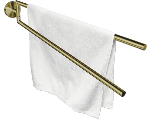 Porte-serviettes avec une serviette blanche