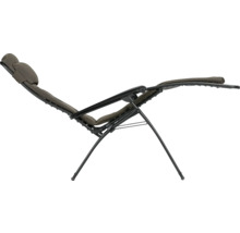 Fauteuil relax réglable avec repose-tête pour l'extérieur