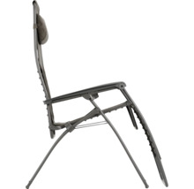 Fauteuil relax gris pour le jardin