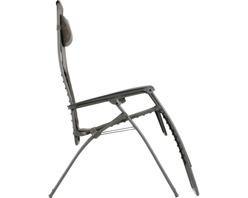 Fauteuil relax gris pour le jardin
