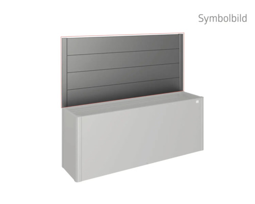 Brise-vue avec jardinière comme image de symbole