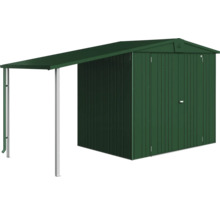 Abri de jardin en métal avec annexe